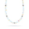 Rainbow Supernova | Silver | Galaxy Glass Statement Necklace